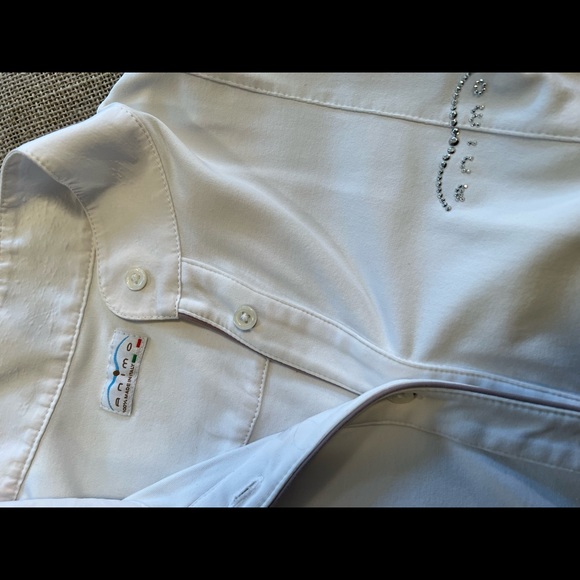 Animo Short Sleeved Equestrian Show Shirt - Picture 2 of 3